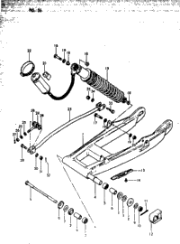 Rear Swinging Arm (Rm125n)