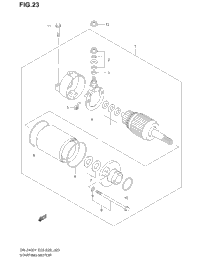 Starting Motor (Dr-Z400ey/Ek1/Ek2/Ek3/Ek4)