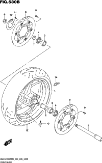 Front Wheel (Gsx-S1000a)