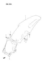 Rear Fender (Model P/R/S)