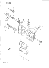 Front Caliper (Model K/L)