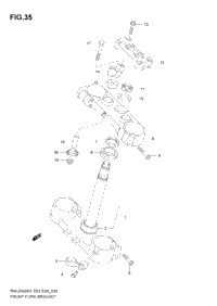 Steering Stem (Model K5/K6)