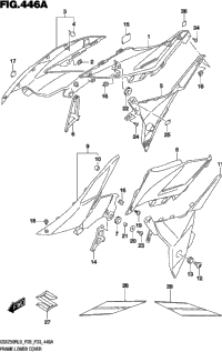 Frame Lower Cover (Gsx250rl9 P28)