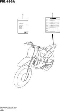 Label (Dr-Z125 E28)