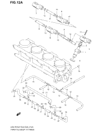 Throttle Body Hose/Joint (Model K1)