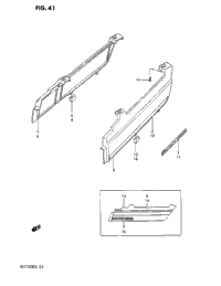 Seat Molding (Gs1150ef/Ef2/Eg)