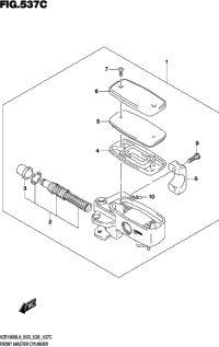 Front Master Cylinder (Vzr1800bzl9 E28)