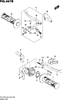 Handle Lever (Dr-Z125ll8 E03)