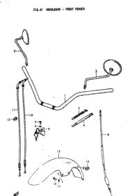 Handlebar - Front Fender