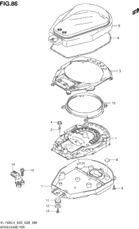 Speedometer (Vl1500l4 E33)