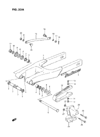 Rear Swinging Arm (Model K)
