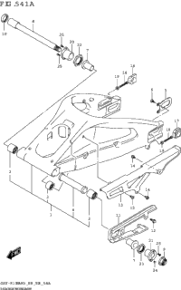 Rear Swingingarm (Gsx-R1000ra,Gsx-R1000rza)