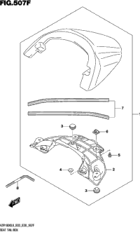 Seat Tail Box (Vzr1800bzl9 E33) (Ajp)