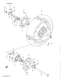 Rear Wheel (Model K)