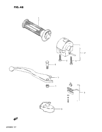 Right Handle Switch (Gs550esd)