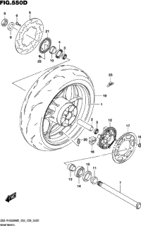 Rear Wheel (Gsx-R1000rza)