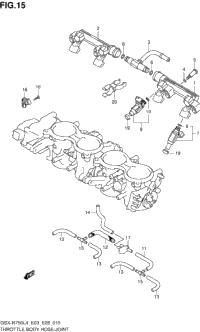 Throttle Body Hose/Joint (Gsx-R750l4 E03)