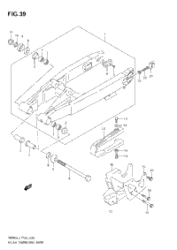 Rear Swinging Arm (Rm85)