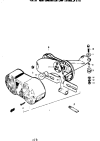 Rear Combination Lamp (Gt550l