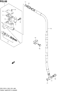 Front Master Cylinder (Dr-Z125ll4 E28)