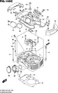 Cylinder Head (Rear) (Vl1500bl8 E33)