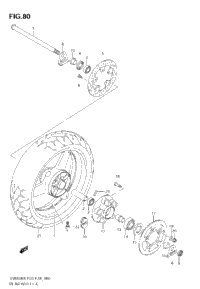 Rear Wheel (Sv650k8/Sk8)