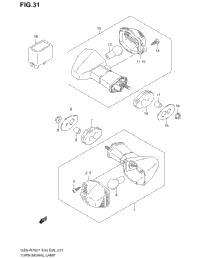 Turn Signal Lamp (Model Y/K1)