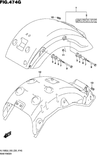 Rear Fender (Vl1500tl8 E33)