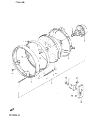 Headlamp (Gs1150ef/Ef2/Eg)