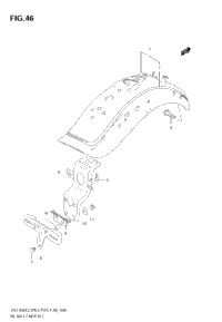 Rear Fender (Model K4)