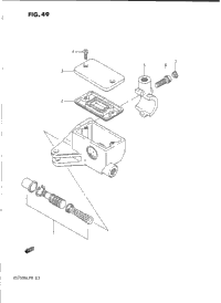 Front Master Cylinder (Model J)