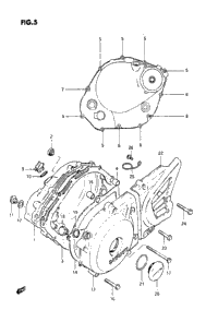 Crankcase Cover (Model Z)