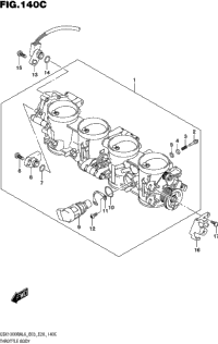 Throttle Body (Gsx1300ral6 E33)