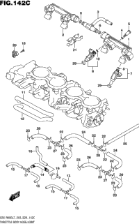 Throttle Body Hose/Joint (Gsx-R600l7 E33)
