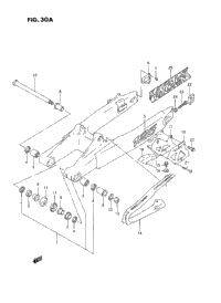 Rear Swinging Arm (Model P/R/S)