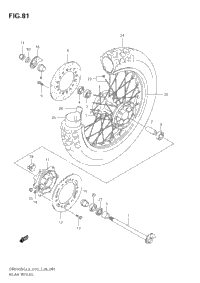 Rear Wheel (Dr650sel3 E28)