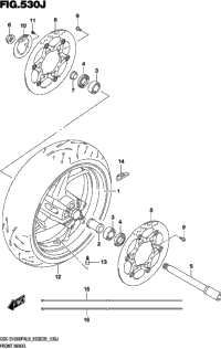 Front Wheel (Gsx-S1000fzal9 E33)