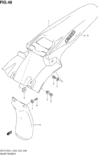 Rear Fender (Dr-Z125ll4 E33)