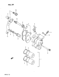 Front Caliper (Model H/J)
