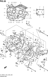Crankcase (Vl1500l4 E03)