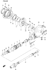 Propeller Shaft - Final Drive Gear