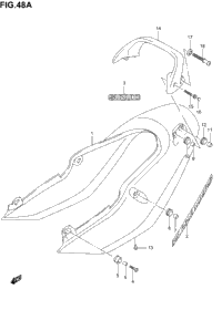 Seat Tail Cover (Gsf1200k2)