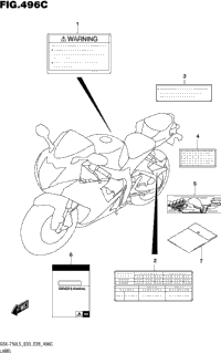 Label (Gsx-R750l5 E33)