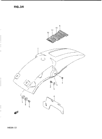 Rear Fender (Model K/L/M)