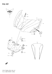 Fuel Tank Front Cover (Gsx-R1000zl3 E33)