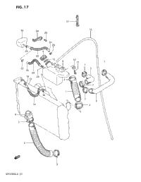 Radiator Hose - Reserve Tank