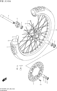 Front Wheel (Dr-Z400s)