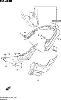 Rear Fender (See Note 1) 474B