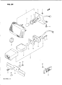 Tail Lamp - License Lamp