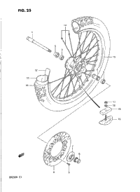 Front Wheel (Model K/L/M)